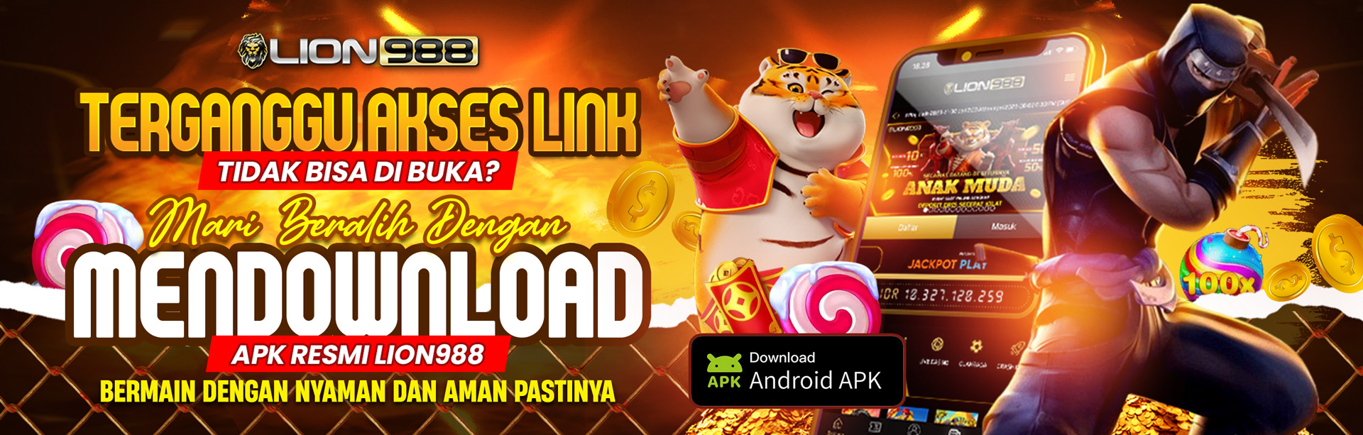 DOWNLOAD APLIKASI RESMI LION988