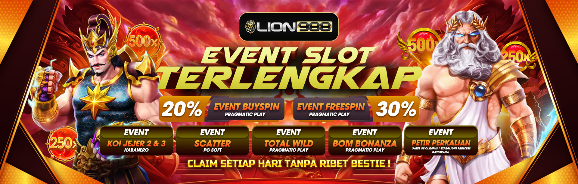 EVENT SLOT TERLENGKAP DI LION988