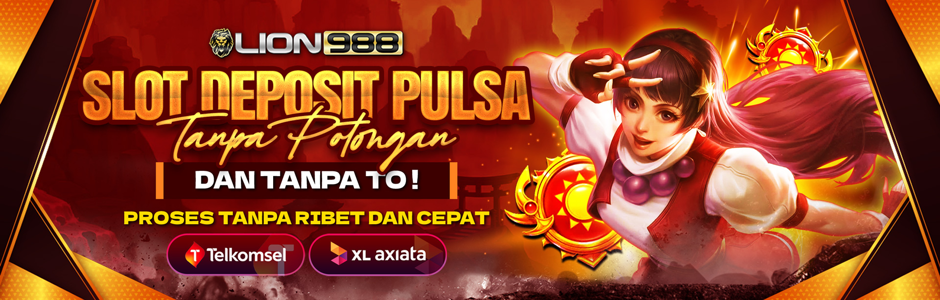 DEPOSIT PULSA TANPA POTONGAN TERBAIK