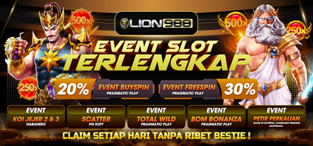 EVENT SLOT TERLENGKAP DI LION988