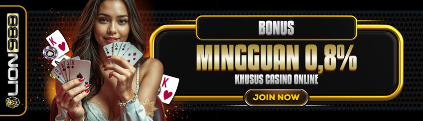 LION988 : BONUS ROLLINGAN CASINO ONLINE 0.7%