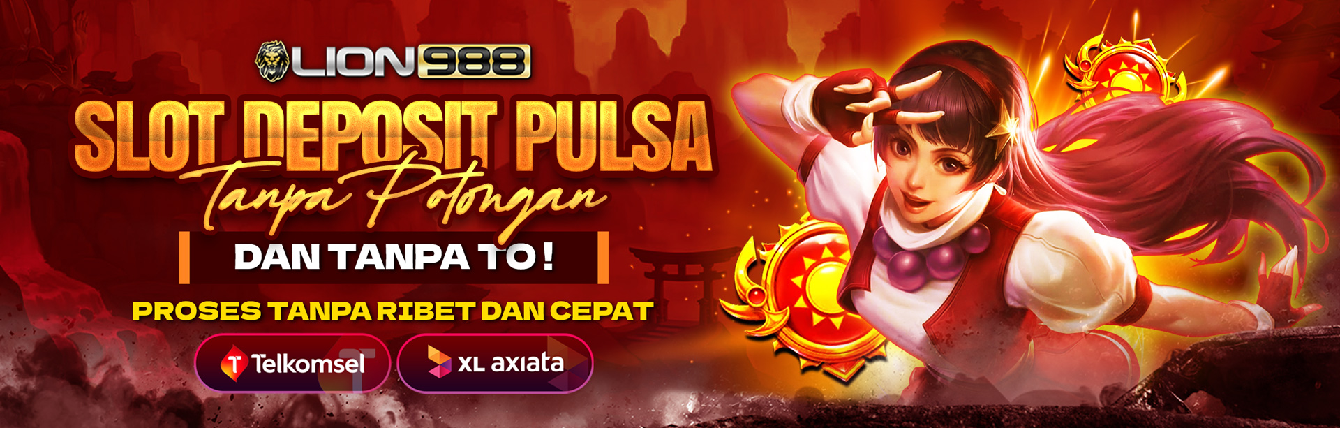 DEPOSIT PULSA TANPA POTONGAN TERBAIK